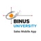 Sales Mobile Apps provide a new and easy way to Register student to BINUS University