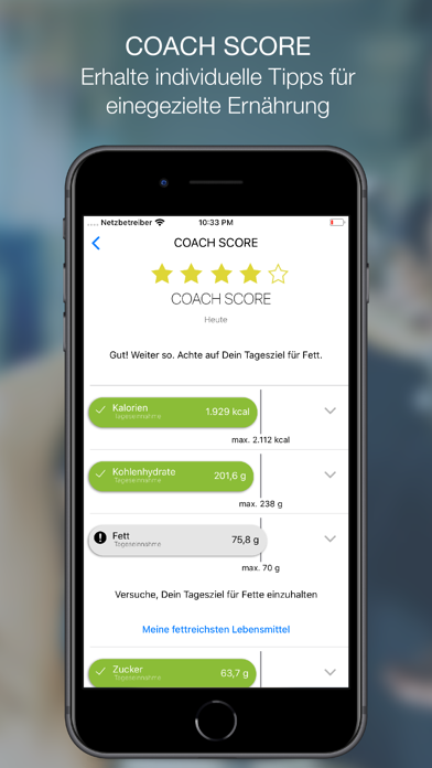 Screenshot #2 pour wikifit – Kalorien Zähler Diät