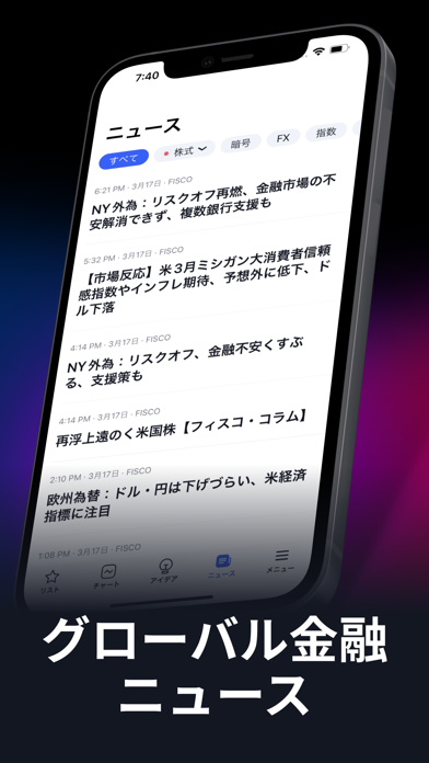 TradingView: FX、株価 チャート・ビットコインのスクリーンショット - 6