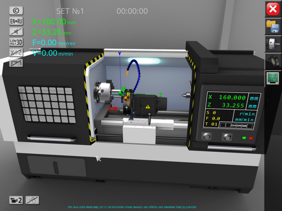 CNC Lathe Simulator iPad app afbeelding 1