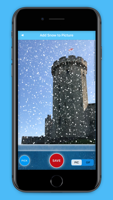 Screenshot #3 pour Christmas Snow FX: Photo & GIF