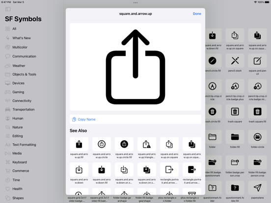 Symbols Explorer