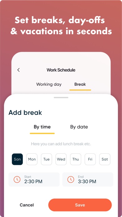 Tiny Schedule: Scheduling App Screenshot