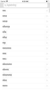 Khmer Khmer Dictionary Pro screenshot