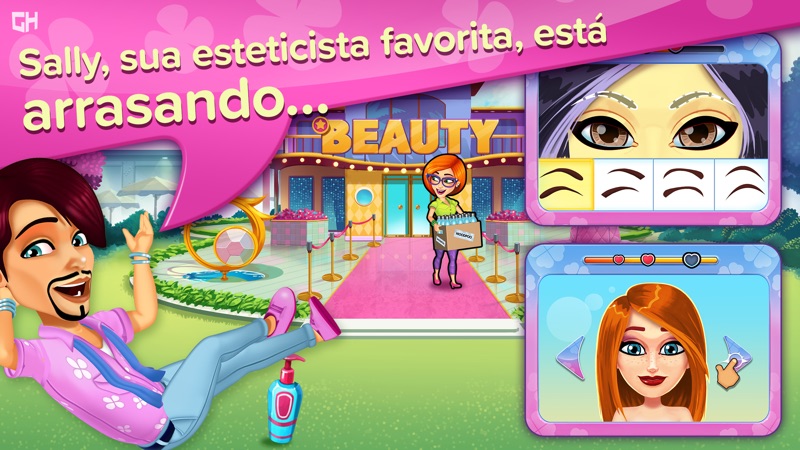 Sally's Salon: Kiss & Make-Up screenshot 2
