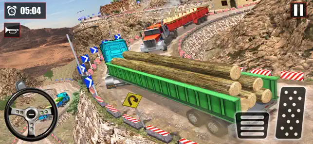 Snow Cargo Trailer Truck Drive4+_4