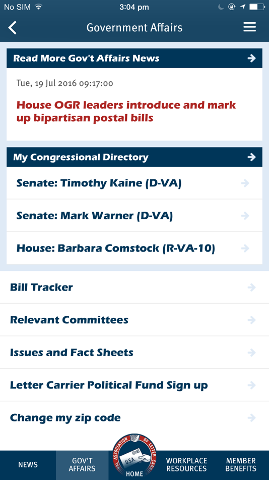 #2. NALC Member App (iOS) 来自: National Association of Letter Carriers
