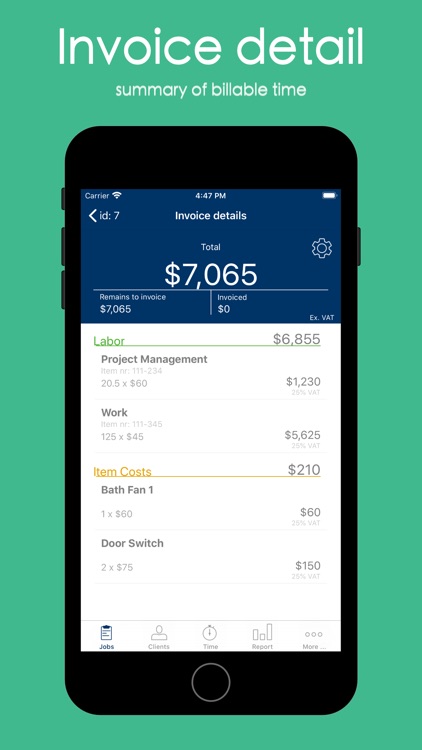 Jobbile Time and Work order screenshot-5