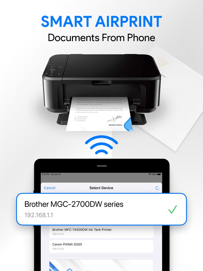 #1. Smart Printer App - Air Print (iOS) بواسطة: Maple Labs Co., Ltd
