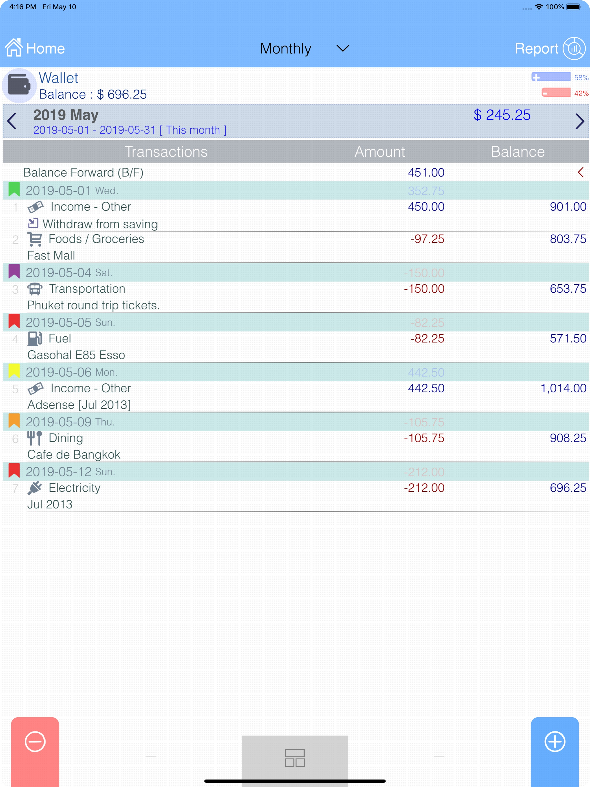 Evo Wallet - Money Tracker