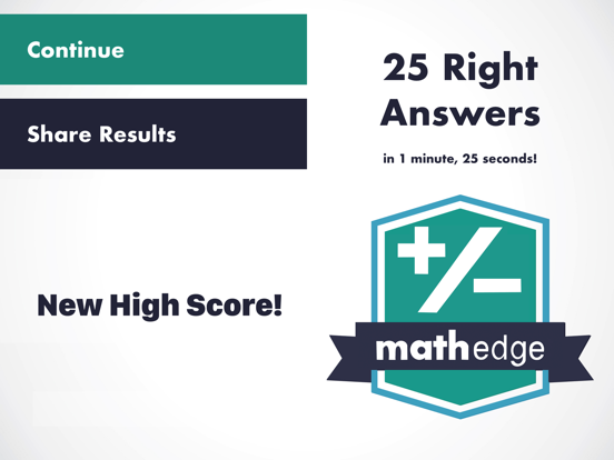 MathEdge Addition for Kids iPad screenshot