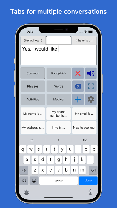 Speech Assistant AAC Screenshot
