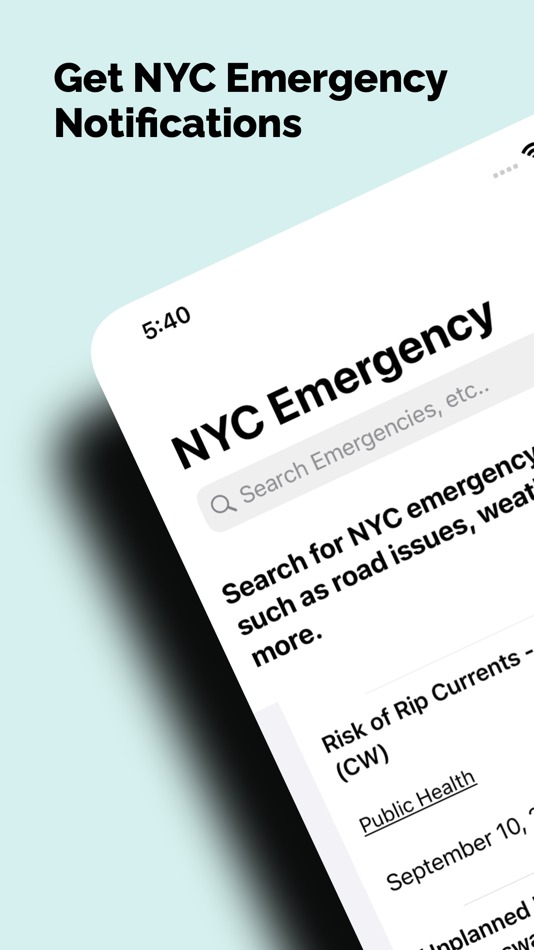 NYC Emergencies Tracker - 2.1 - (iOS)