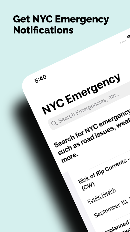 #1. NYC Emergency (iOS) 由: Di Nerd Apps LLC