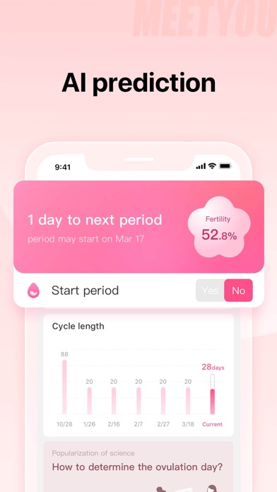 MeetYou - Period Tracker Screenshot 2 - AppWisp.com MeetYou - Period Tracker Screenshot 2 - AppWisp.com