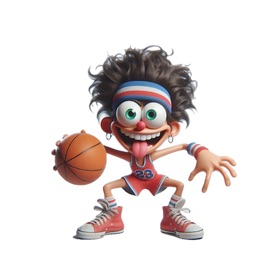 Snímky obrazovky (6) Goofy Basketball Player