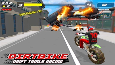 Dirt Bike Drift Trails Racing Screenshot