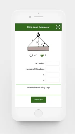 Sling Load Calculator screenshot 3