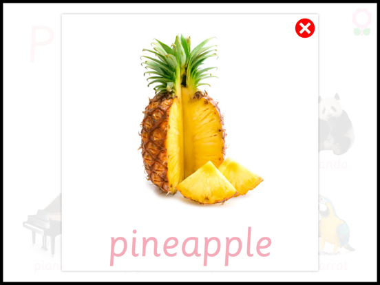 ABC Alphabet Vocabulary Kids iPad screenshot 7 - Book app