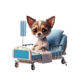 Sick Chihuahua Stickers