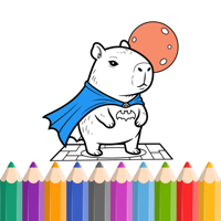 Capybara Coloring  Drawing