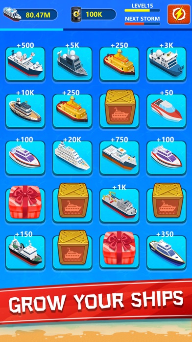 Screenshot #3 pour Merge Ship - Idle Tycoon Game