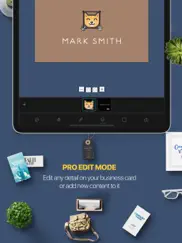 ai business card maker creator айпад изображения 3