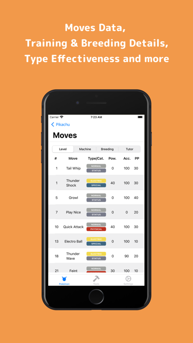Pikadex - Pokedex for Pokemon Screenshot
