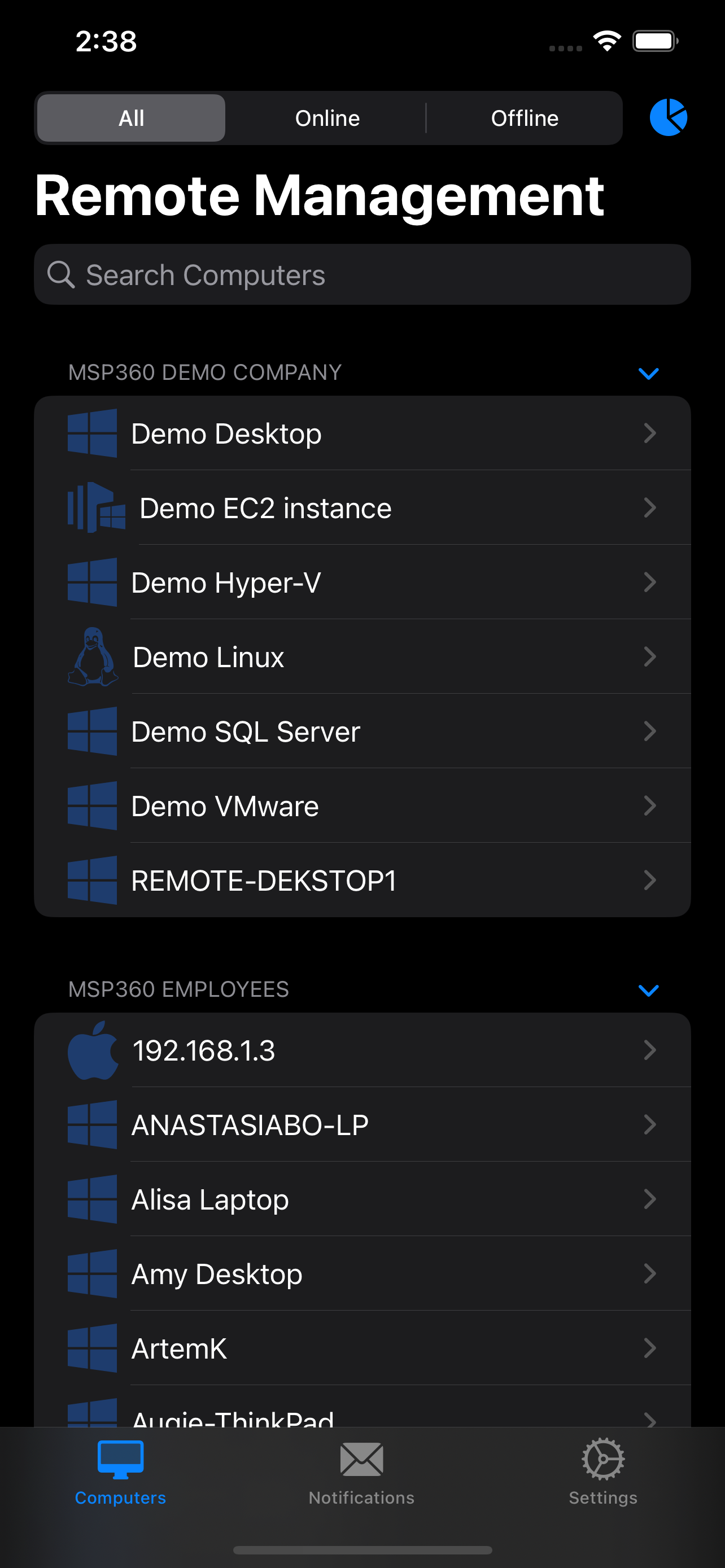 MSP Control