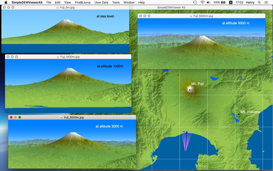 #4. SimpleDEMViewerAS (macOS) 由: Yoshiaki Katayanagi