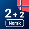 Numbers in Norwegian language icon