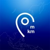 距離ピンナー - 地図で距離の計算 - iPadアプリ