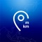 Find the distance between locations on the map easily with this app