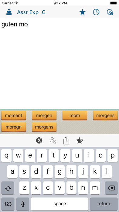 Screenshot #1 pour Assistive Express German