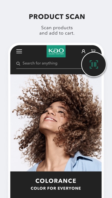 Kao Salon Partner online shop Screenshot
