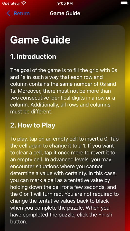 #7. Binary Puzzle Sudoku Master (iOS) 来自: Francois Thibault