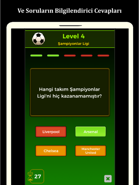 Screenshot #5 pour Futbol Bilgi Yarışması Oyunu