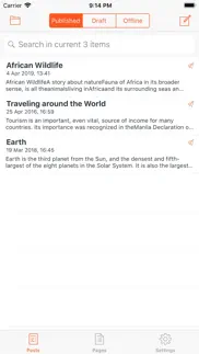 blogtouch para blogger iphone capturas de pantalla 1