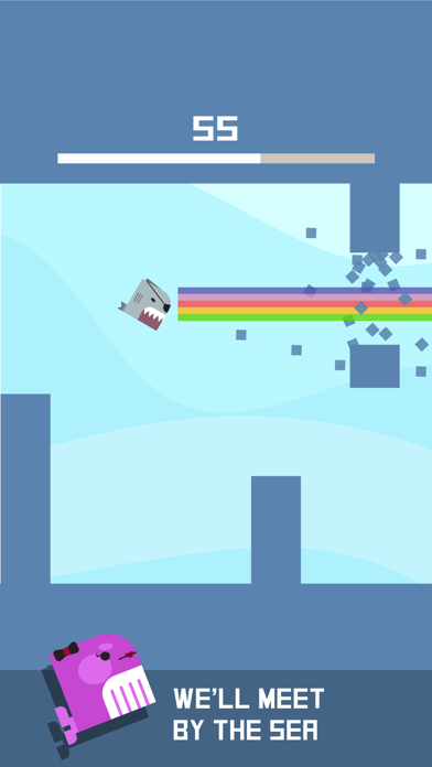 Screenshot #3 pour Square Bird Watch - Block Jump