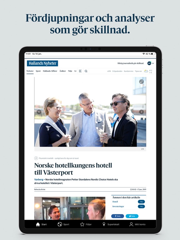 Screenshot #5 pour Hallands Nyheter