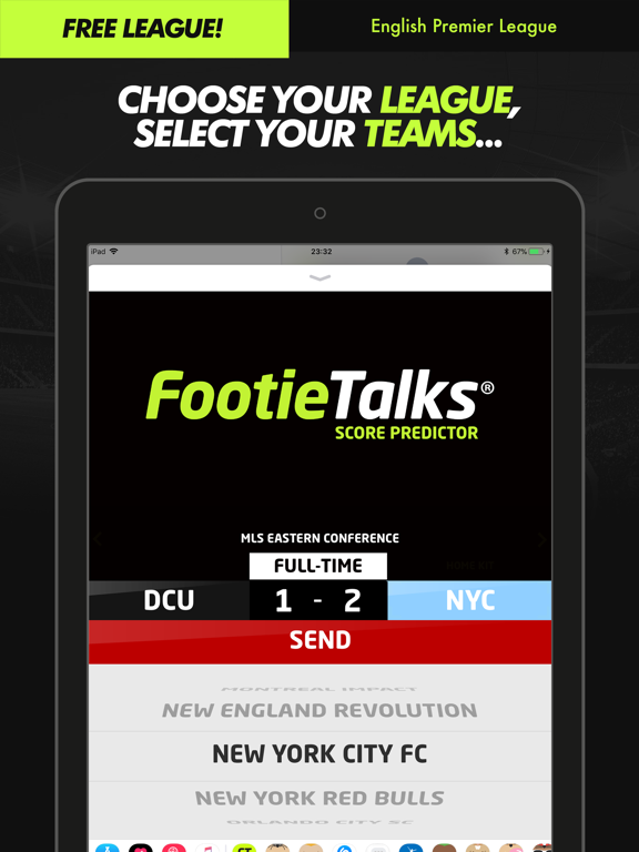 Score Predictor : FootieTalks iPad screenshot 2 - Sports app