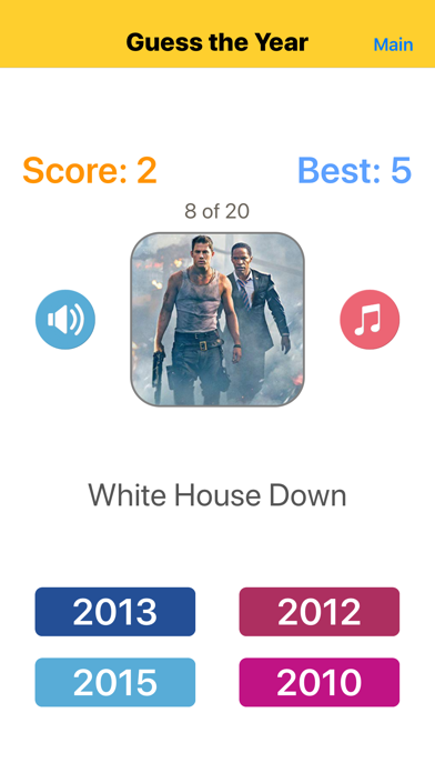 Screenshot #2 pour Top Movies: Devine l'année