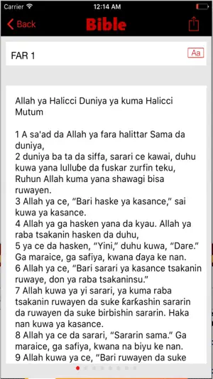 Hausa Littafi Mai Tsarki screenshot 1