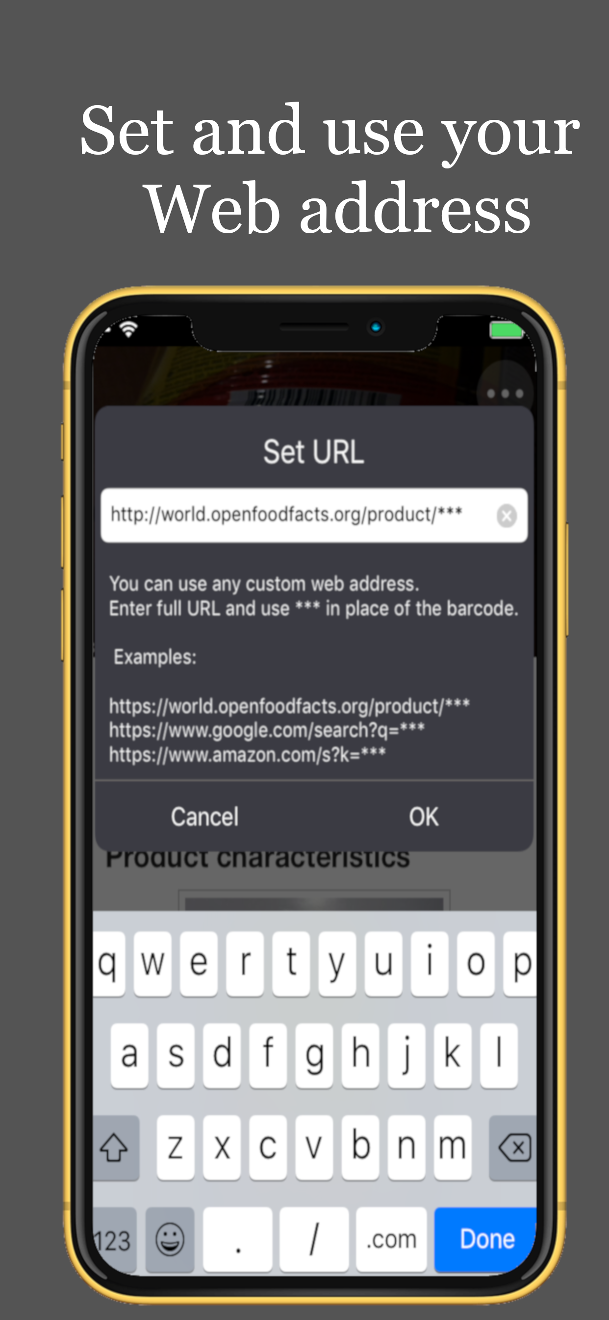 WebScan - barcode scanner