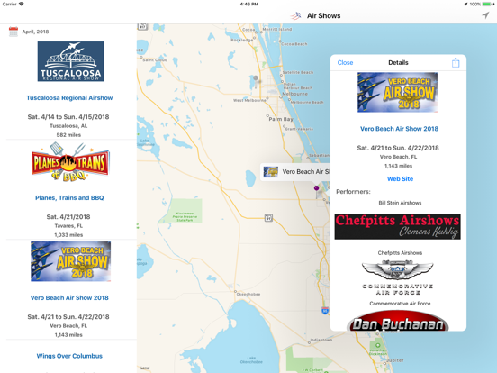 Screenshot #5 pour Air Show Calendar