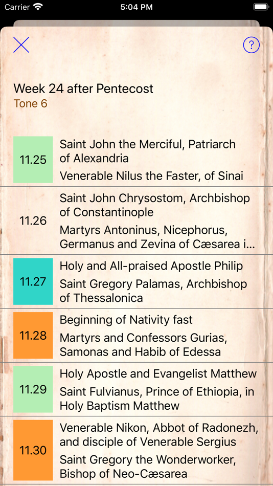 #5. Orthodox Christian Calendar+ (iOS) 由: Alexey Smirnov
