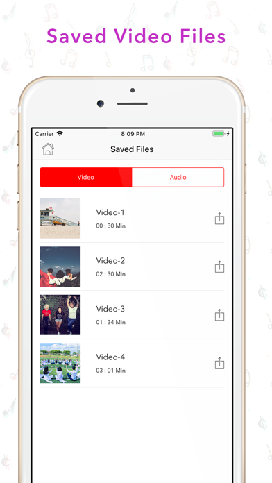 Video motion editor Screenshot