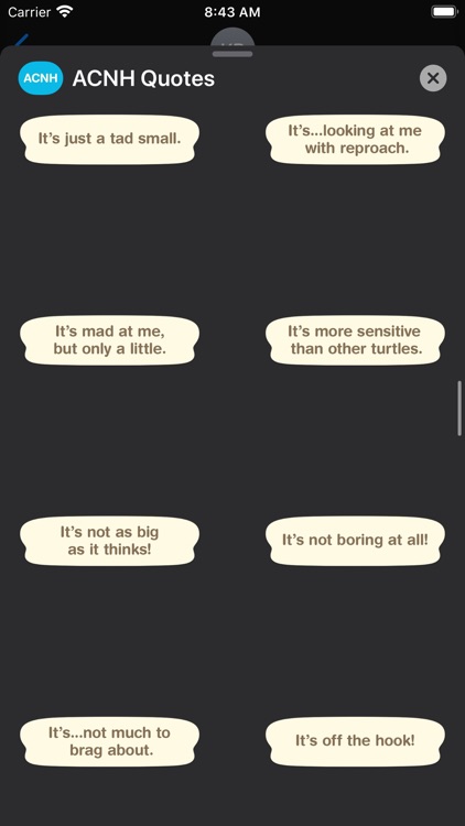 ACNH Quotes screenshot-5