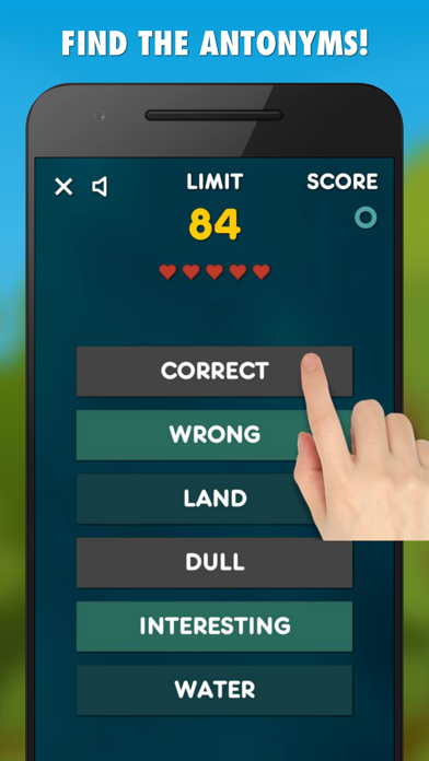 Antonyms Game Screenshot