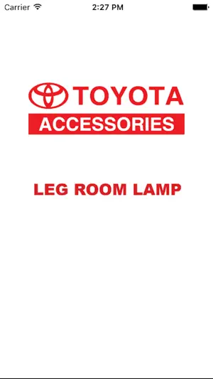 TOYOTA - Leg Room Lamp screenshot 1